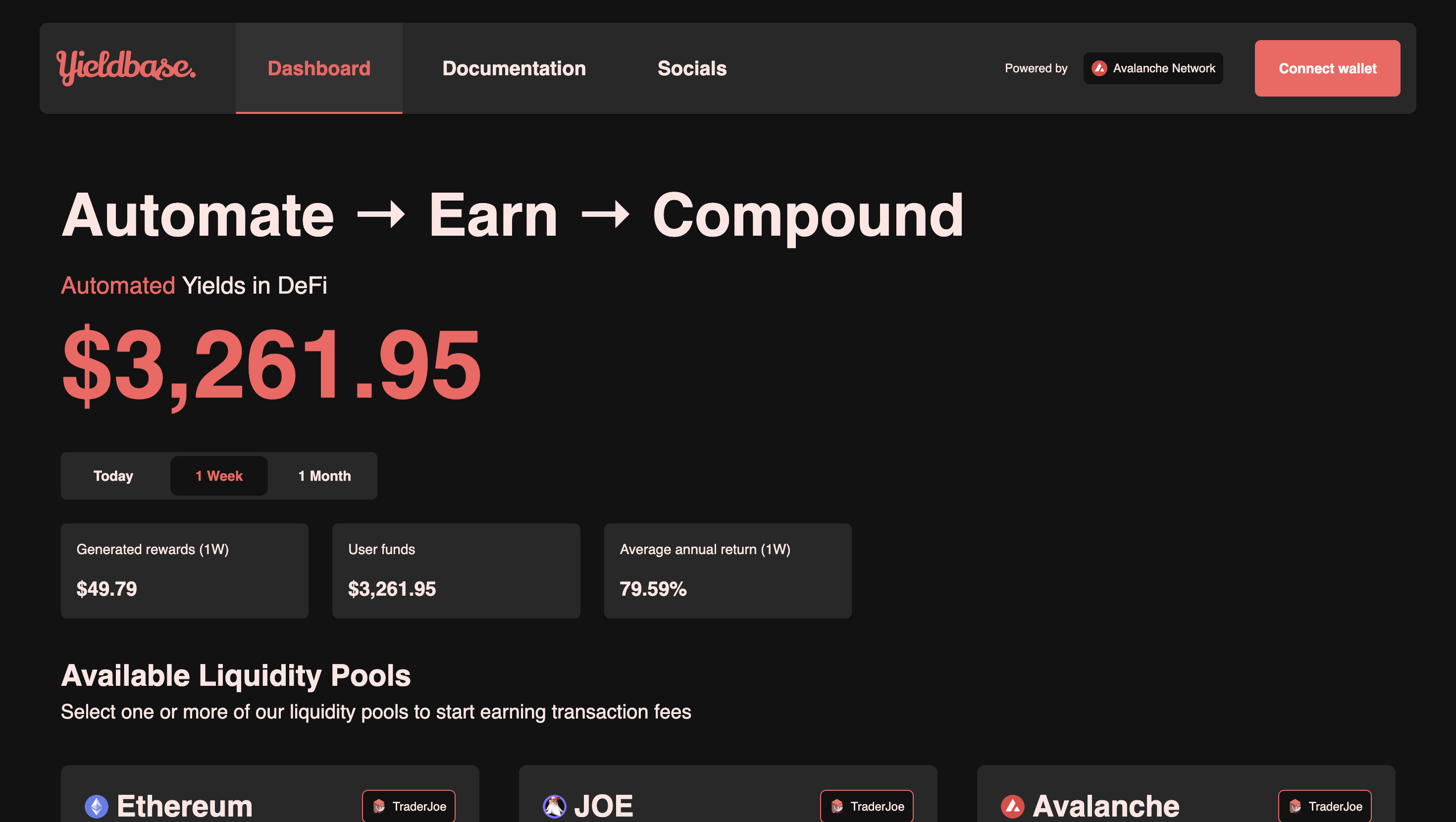 Yieldbase yield optimization platform
